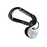 Image 1 of  U$A Carabiner with keychain 