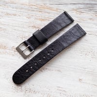 Image 3 of 18mm Chevre Strap In Black
