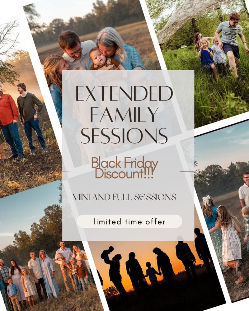 Image of Extended family sessions - $100 off 