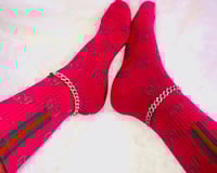 Image 3 of Striped Logo Socks 