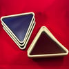 Luminous Triangular Coaster in Black or Blue