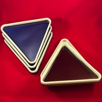 Image 1 of Luminous Triangular Coaster in Black, Brown or Blue