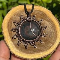 Image 3 of Velvet (Rainbow) Obsidian Sun & Moon 🌈☀️🌙