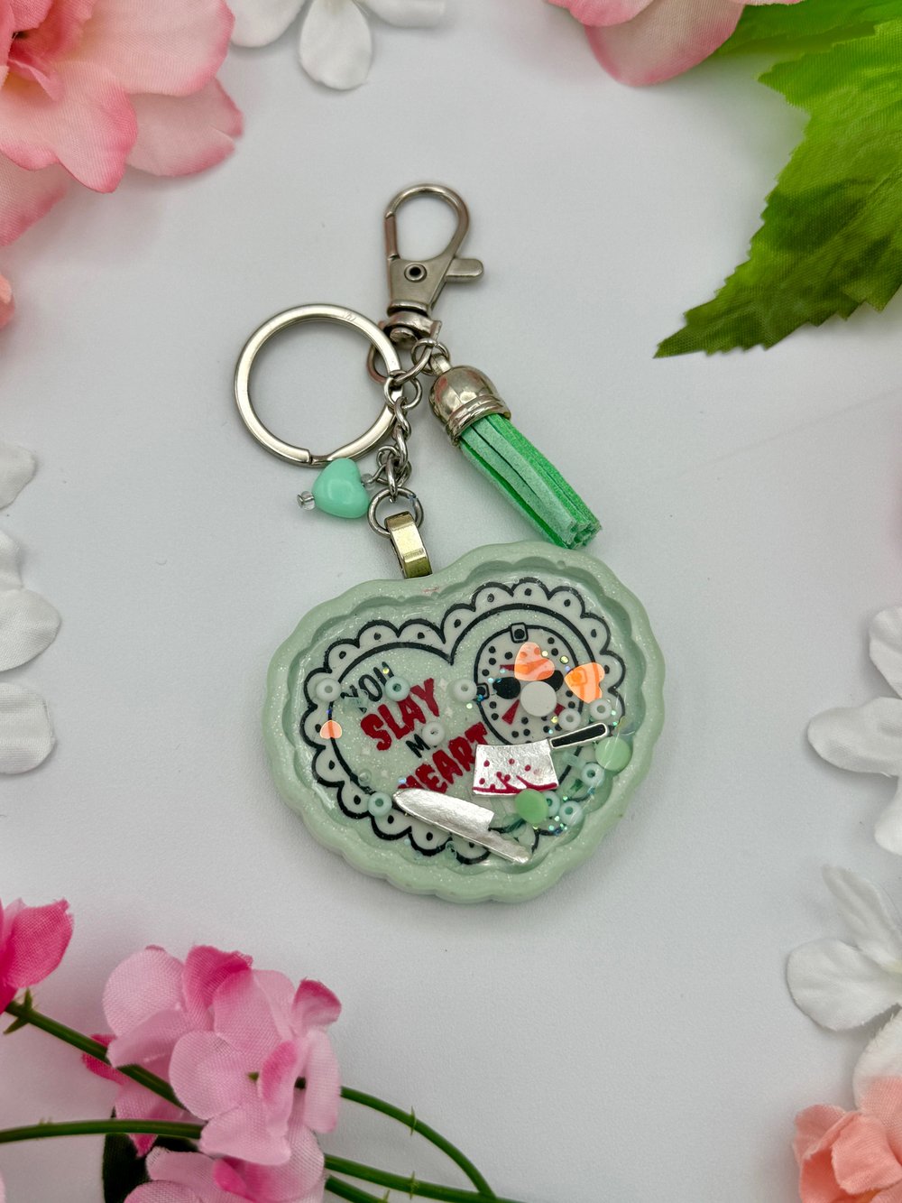 Image of You Slay My Heart - Keychain 