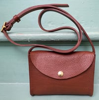 Image 4 of Tan mini popper satchel