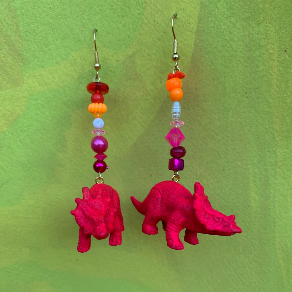 Triceratops ‘n’ Tricerabottoms Earrings 