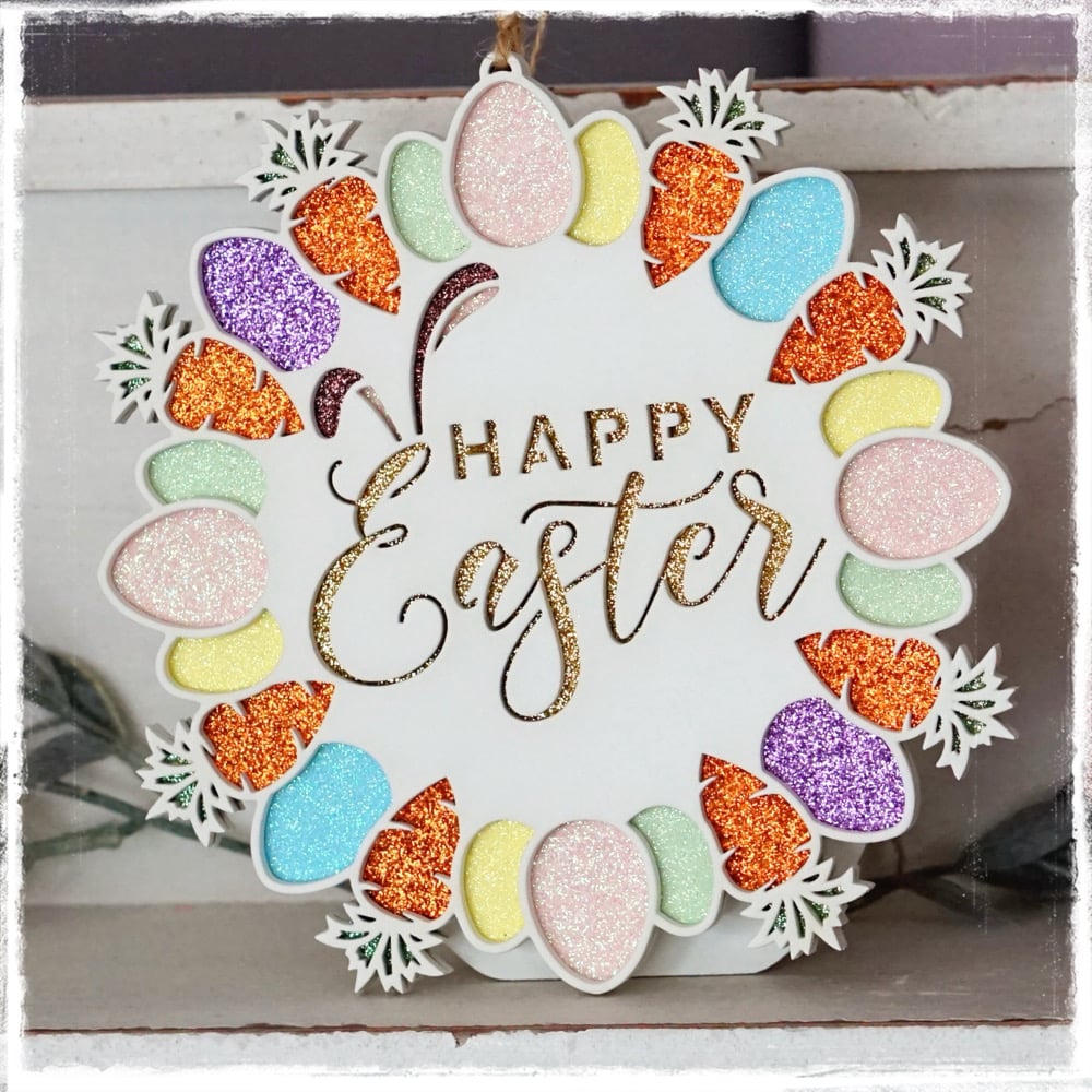 Image of PREORDER Happy Easter Wreath