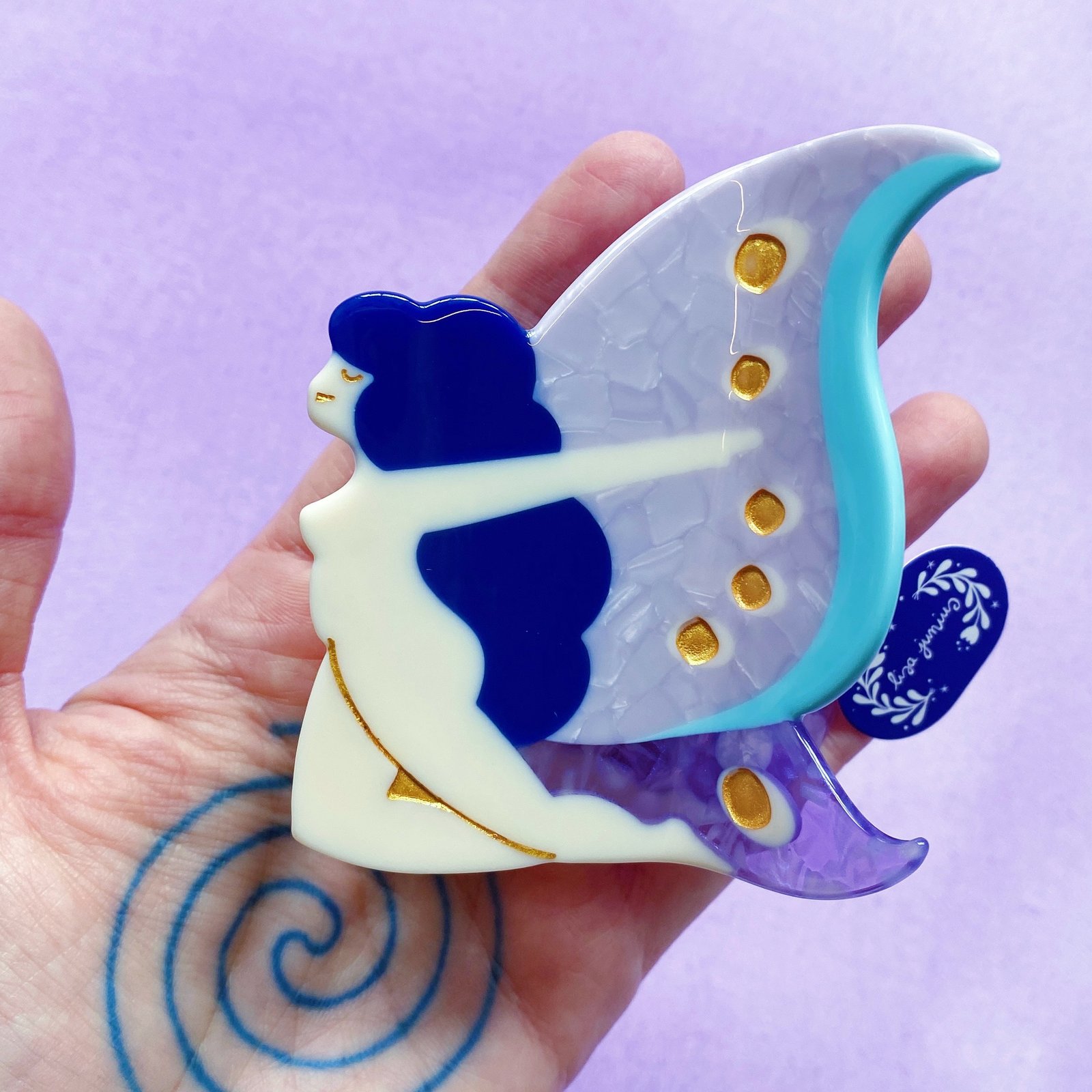 Crescent Luna Hair Claw / lisajunius