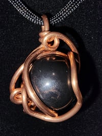 Shungite Sphere Pendant #1, Karelia Russia