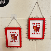 Image 5 of Heavy Metal Print in Studded Frame