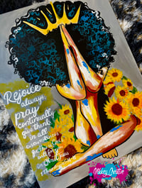 Image 2 of “Prayer Queen” Original Canvas Painting