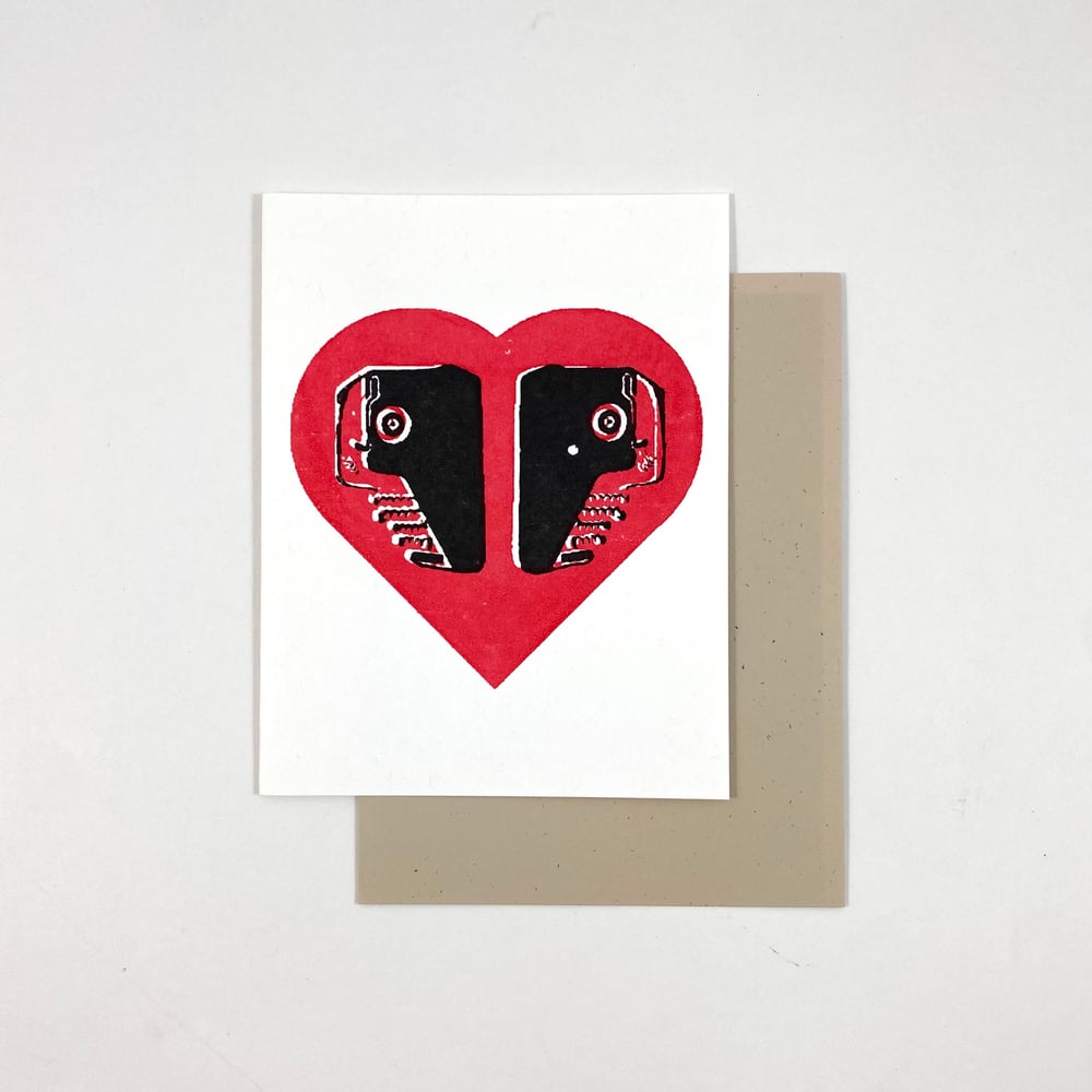 Image of Typewriter Love Card