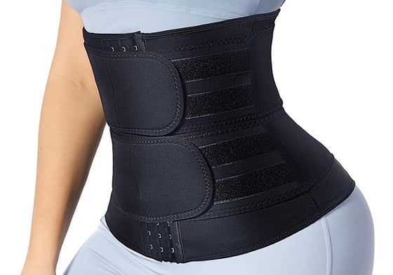 Fashion (black-8110,)LAZAWG Sweat Belt Waist Trainer Women Fitness