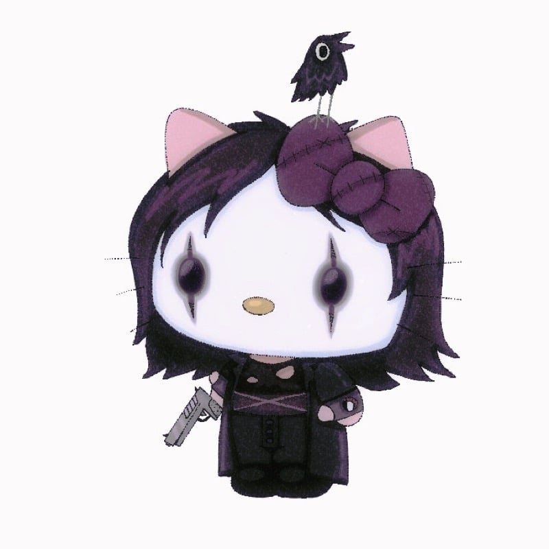 Image of crow kitty