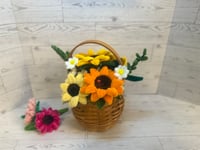 Image 2 of Sunny Smiles Flower Basket