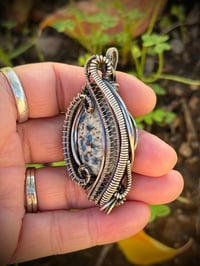 Image 3 of K2Jasper Wrapped in Sterling Sliver
