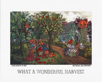 Image 2 of What a Wonderful Harvest - FRAMED ORIGINAL