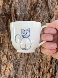 Image 1 of Cat decorated Small Mug
