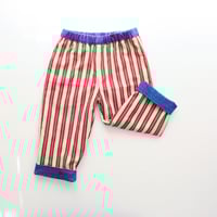 Image 5 of Reversible trousers- Ladybird stripe (ready to ship 18-24M)