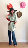 MINT GREEN KAFTAN BLOUSE
