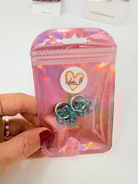 Image 2 of La Pochette Surprise fille rose parme et émeraude