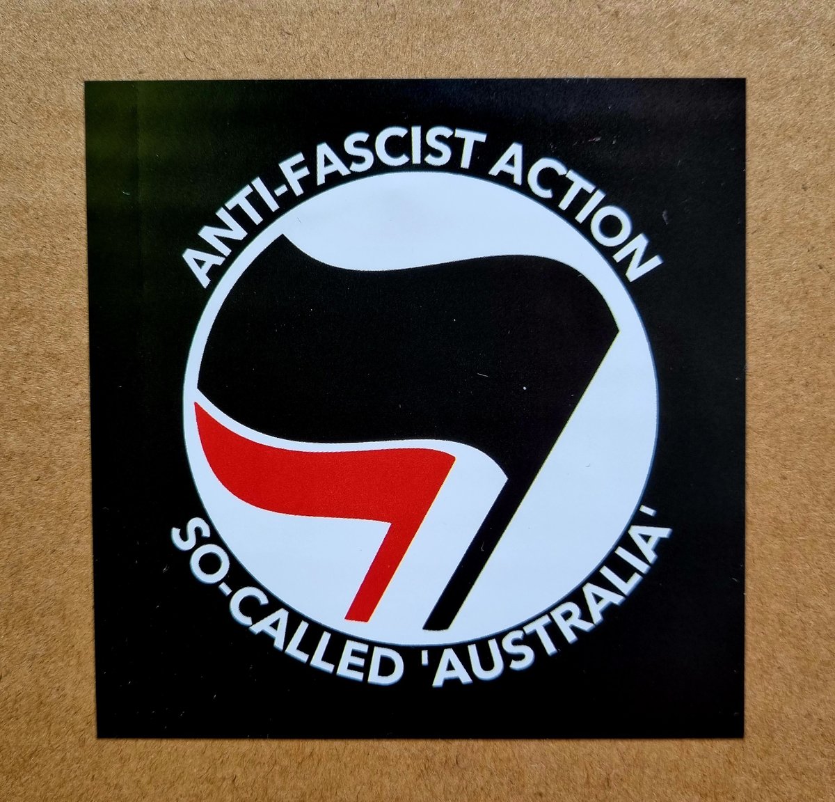 Image of Antifascist Action so-called Australia, sticker 10pk