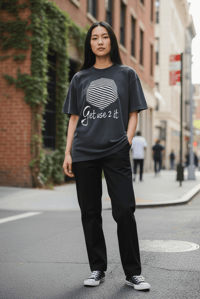 Image 3 of Get Use 2 It Snow Washed Oversized T-shirt Black