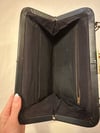 1960s velvet tapestry handbag with heavy chain strap 
