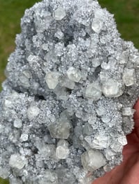 Image 10 of Druzy Fujian Quartz & UV Calcite Specimen #2143