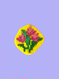 Image 2 of Cross Stitch Felt Patches