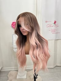 Image 22 of Balayage pink luxury free part (ready to ship) 