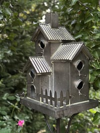 Image 2 of Verdigris Three Storey Birdhouse