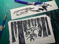 Image 2 of Tiny Wolverine and The Hulk sketch 