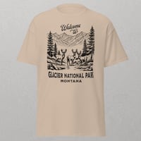 Image 3 of Welcome to Glacier National Park" Montana Unisex T-Shirt for Adults