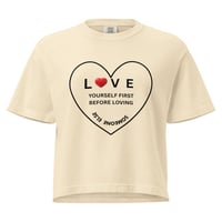 Image 1 of Women’s LIFE LESSONS heavyweight boxy tee