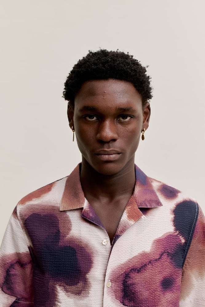 Image of A KIND OF GUISE GIOIA SHIRT PAINTED PLUMERIA