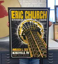 Eric Church Poster, Knoxville, TN 