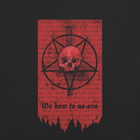 Image 1 of We Bow To No One Comfort Colors Tee