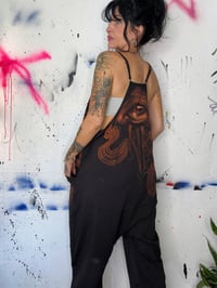 Image 5 of “TURN YOU TO STONE” CUSTOM BLEACH PAINTES BAGGY JUMPER XL