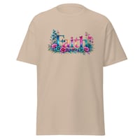 Image 5 of Unisex classic tee, Faith Floral Tee Shirt Inspiritational