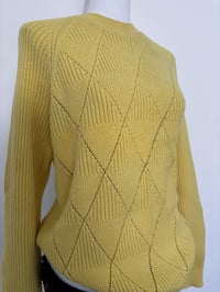 Image 3 of Oversized yellow sweater // L