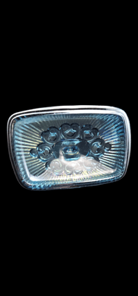 Image 4 of Indiana Glass Iridescent Blue Oblong Compote/Dish