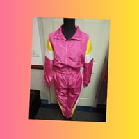 Image 1 of Crop Top Jogging Suit 
