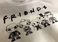 Image 4 of Halloween Friends Chibi edition - white tee