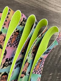 Image 2 of Bad bunny keychain/ lime green 