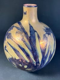 Image 4 of “Cornflower” satin reduction lustre vase - 2