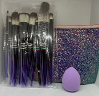 brush set Luxury purple ombrey 