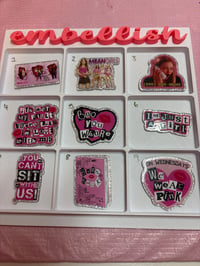 Mean Girls Acrylics - Glitter 