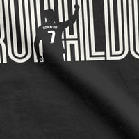 Image 3 of Cristiano Ronaldo CR7 Men Women's T Shirt Creative Tees Short Sleeve Crew Neck T-Shirt 100% Cotton G