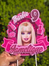 Barbie cake topper